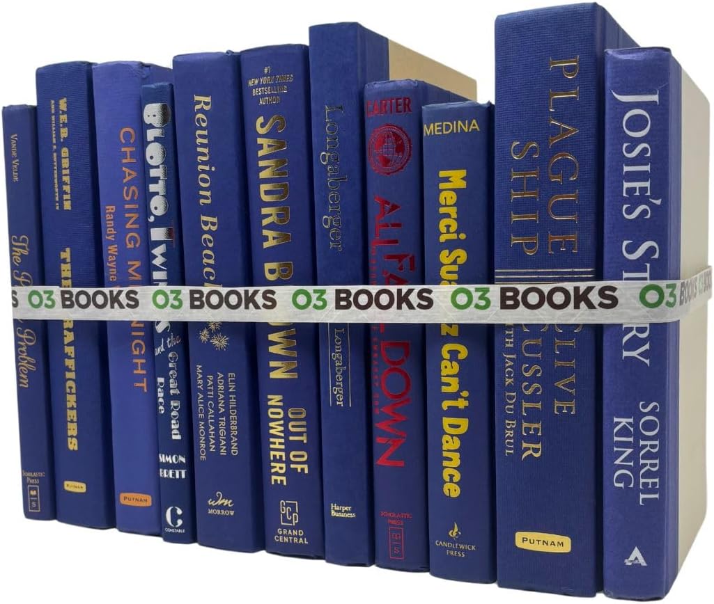 Curated Decorative Books Hardcover Décor Books for Home Décor, Choose Color, Interior Design