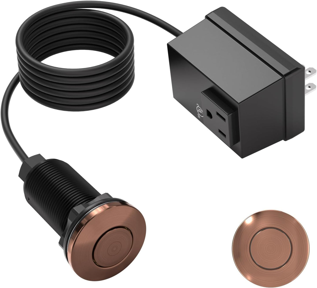 APIELE Garbage Disposal Air Switch Kit, Sink Top Push Button Switch for Food Waste Disposer, UL