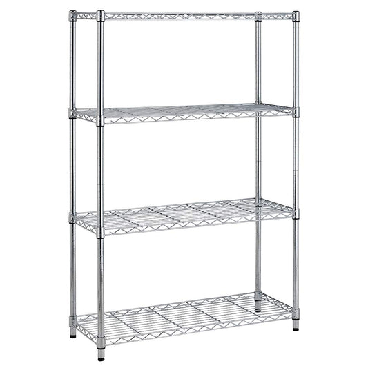 BestOffice 4-Storage Shelves Metal Garage Shelving Wire Shelf Organizer Shelving, 36" x 14" x 54"