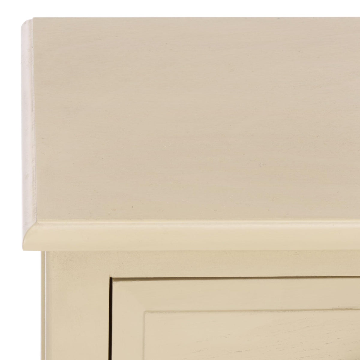 SAFAVIEH Furniture - Michaela 1-Drawer Storage Unit - Sand - Solid Wood - Farmhouse Basket Tower