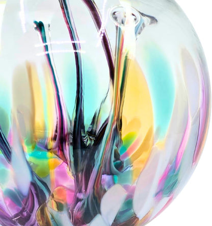 Luke Adams Handmade Glass Gazing Balls for Garden on Clearance – Hand Blown Glass Gazing Ball for