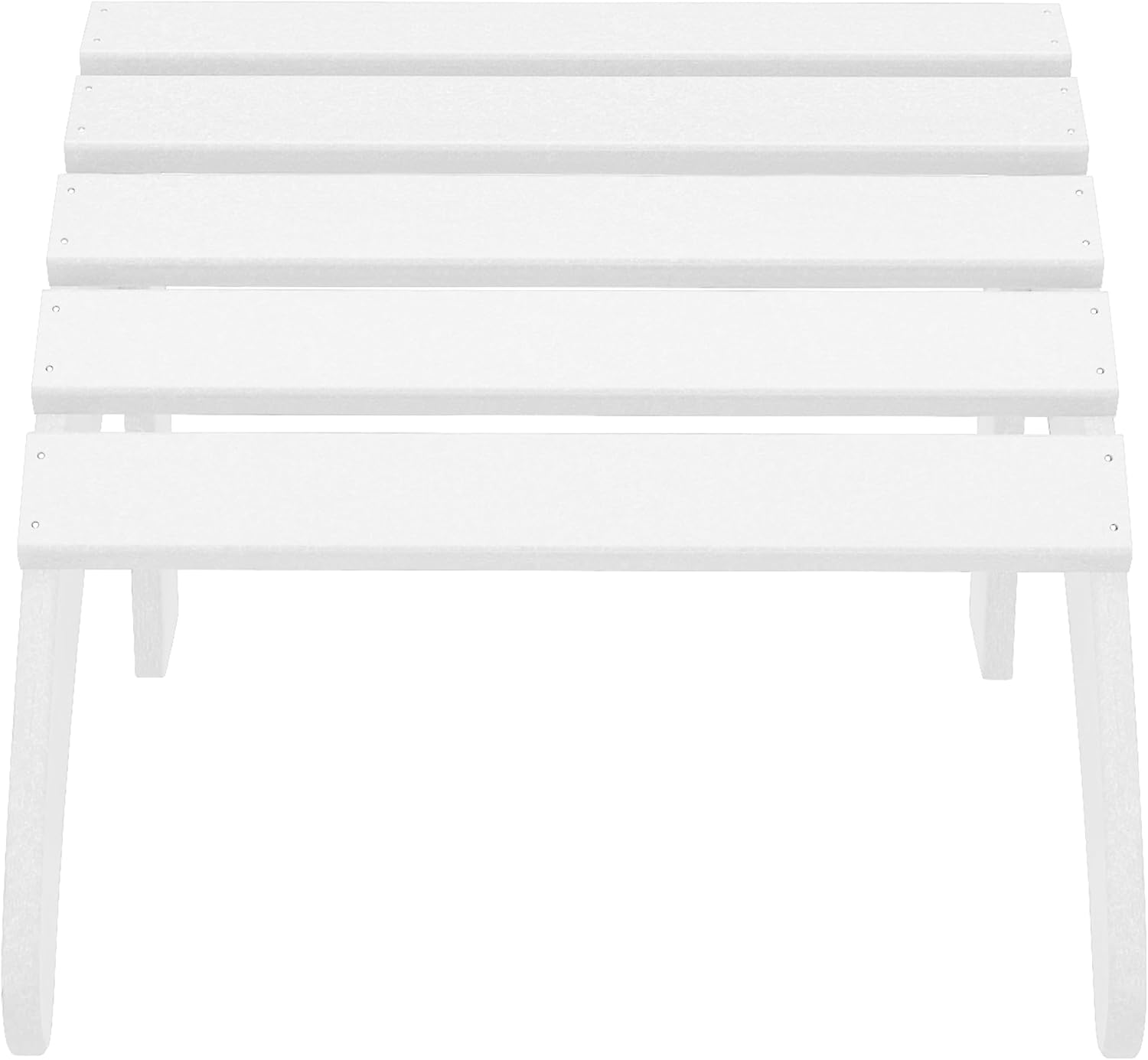 WestinTrends Outdoor Ottoman, Patio Adirondack Ottoman Foot Rest, All Weather Poly Lumber Folding