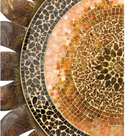 Regal Art & Gift Gold Large Metal Sun Wall Decor - 36 Inch | Indoor Outdoor Rust-Resistant Sunburst