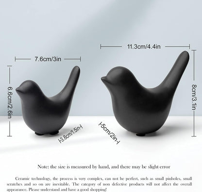 Notakia Small Birds Statues Home Decor Modern Style Decorative Ornaments for Living Room, Bedroom