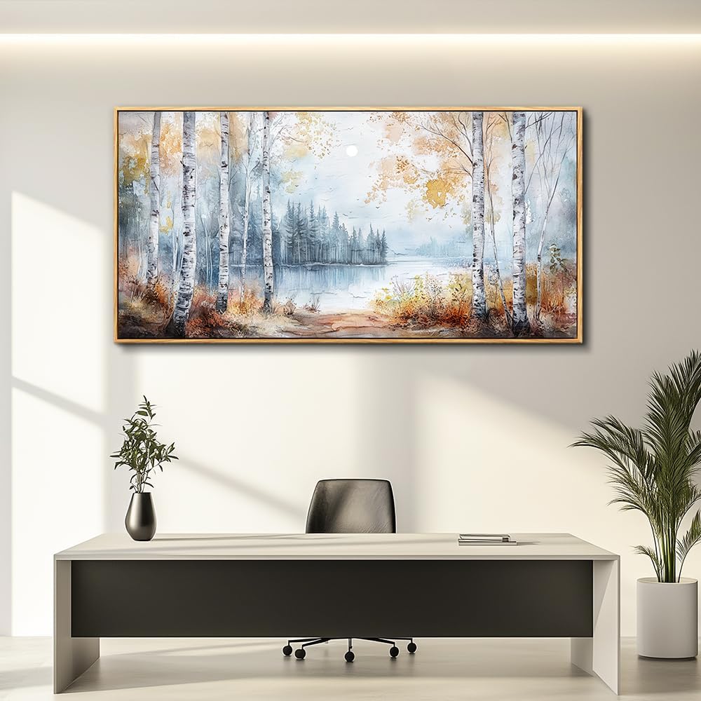 PHAOHUAXM Canvas Wall Art For Living Room Wall Decoration For Bedroom Office Decoration Trees