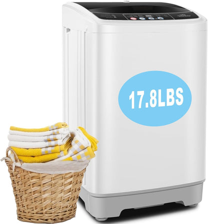 17.8Lbs Portable Washing Machine Nictemaw Portable Washer, 2.3 Cu.ft Washer and Dryer Combo with