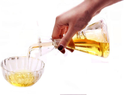 ELETON Olive Oil Dispenser Bottle Glass with No Drip Bottle Spout -Pourer Dispensing Bottles for
