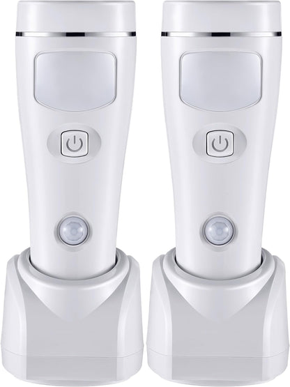 Enhon 4 in 1 LED Emergency Lights for Home Power Failure, 2 Pack Rechargeable Plug in Flashlight
