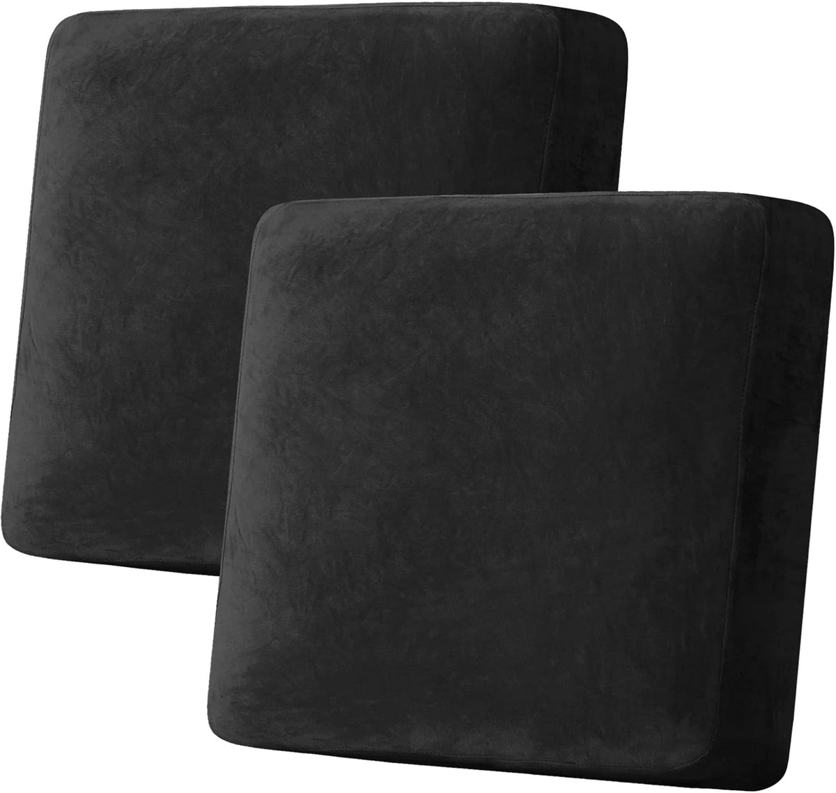 H.VERSAILTEX Velvet Stretch Couch Cushion Cover Plush Cushion Slipcover for Chair Loveseat Sofa