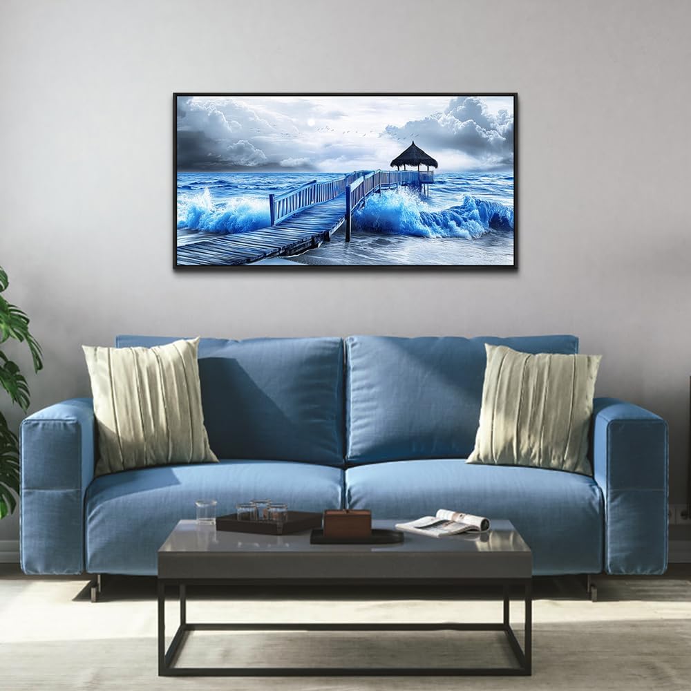 ZUITINGHUA Black Framed Canvas Wall Art For Living Room Wall Decor For Bedroom Office Wall