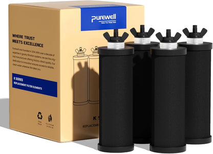 Purewell PF-3 Black 3-Stage Composite Purification Elements, Replacement Filters for ProOne® and