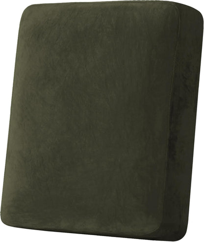 H.VERSAILTEX Velvet Stretch Couch Cushion Cover Plush Cushion Slipcover for Chair Cushion Furniture