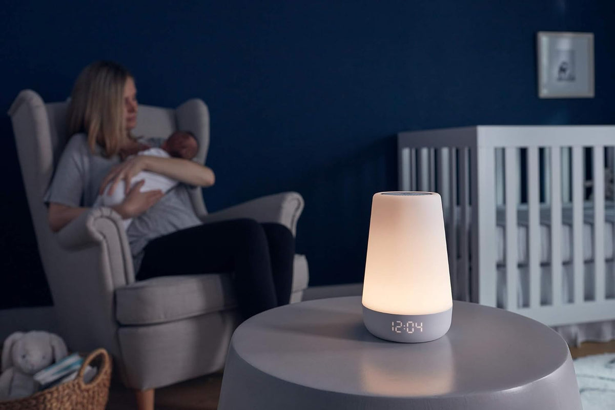 Hatch Rest+ 1st Gen Baby Sound Machine, Night Light, Time-to-Rise Plus Audio Monitor, White Noise