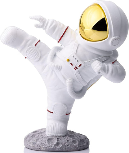 Astronaut Figurine,Astronaut Decor,Kung Fu Astronaut Figure Sculpture Spaceman Décor,Sculptures