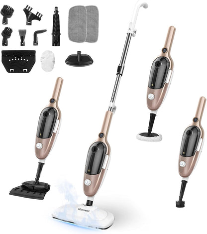 Steam Mop - All-in-one Powerful Handheld Steam Cleaner Detachable Floor Steamer with 11