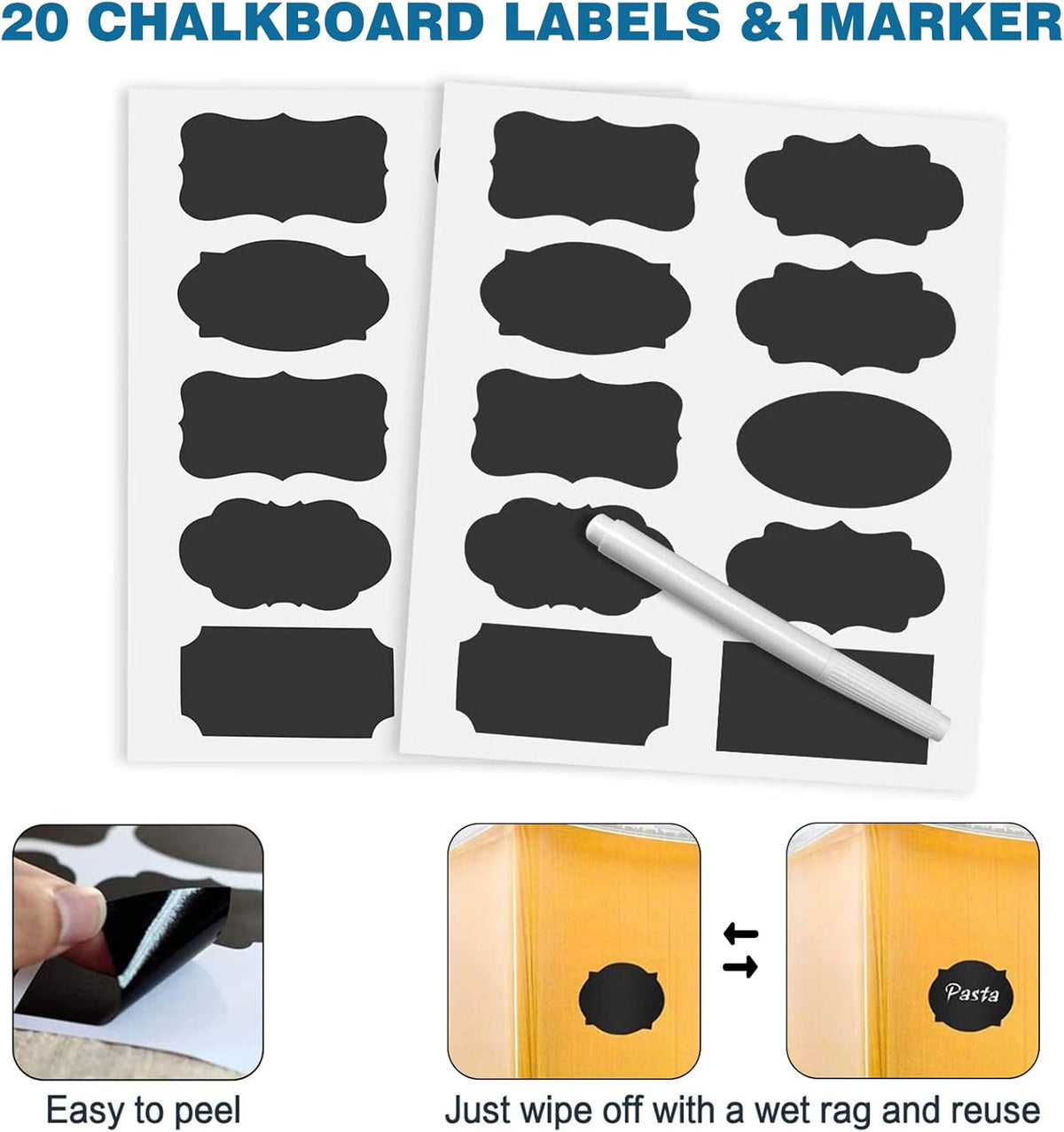 VERONES Large Tall Airtight Food Storage Containers, 10 PACK Plastic Airtight Kitchen & Pantry