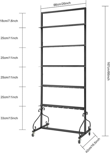40 Slots Champagne Holder Stand for Party, Wine Glass Display Wall Holder, Stable Wine Glass