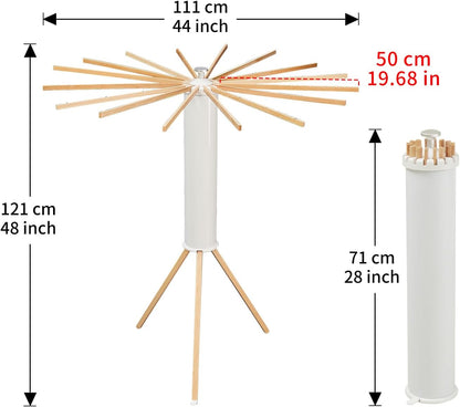 JOOM Tripod Clothes Drying Rack, Garment Rack Portable and Foldable Space Saving Laundry Drying