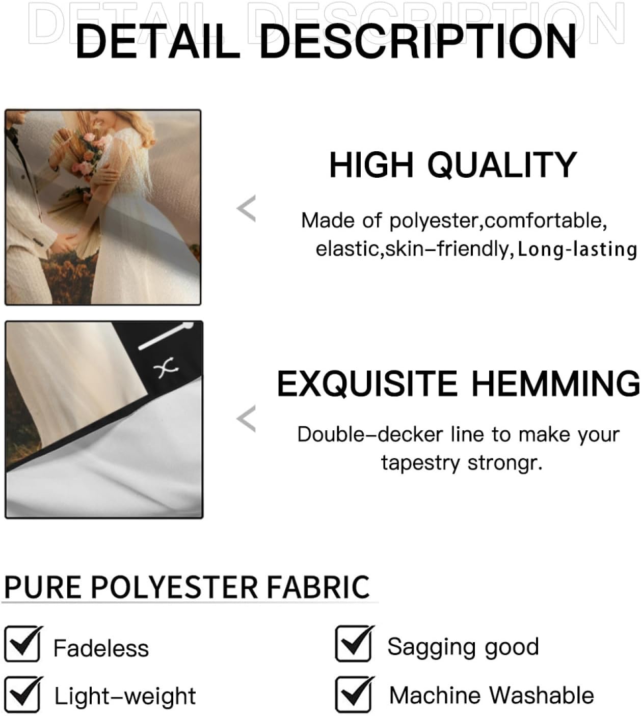 Custom Tapestry For Wall Bedroom Custom Backdrop Personalized Image Text Photo Customized Funny