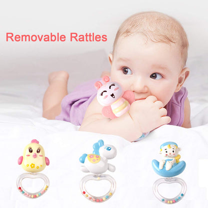 Mini Tudou Baby Musical Mobile Crib with Music and Lights, Timing Function, Projection, Take-Along