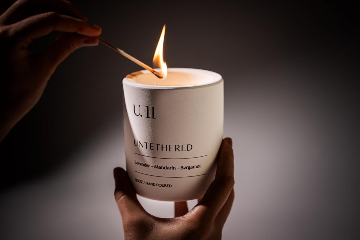 U.11 Luxury Scented Candle – Lavender, Mandarin & Cedarwood | Hand-Poured in USA w/ 100% Natural