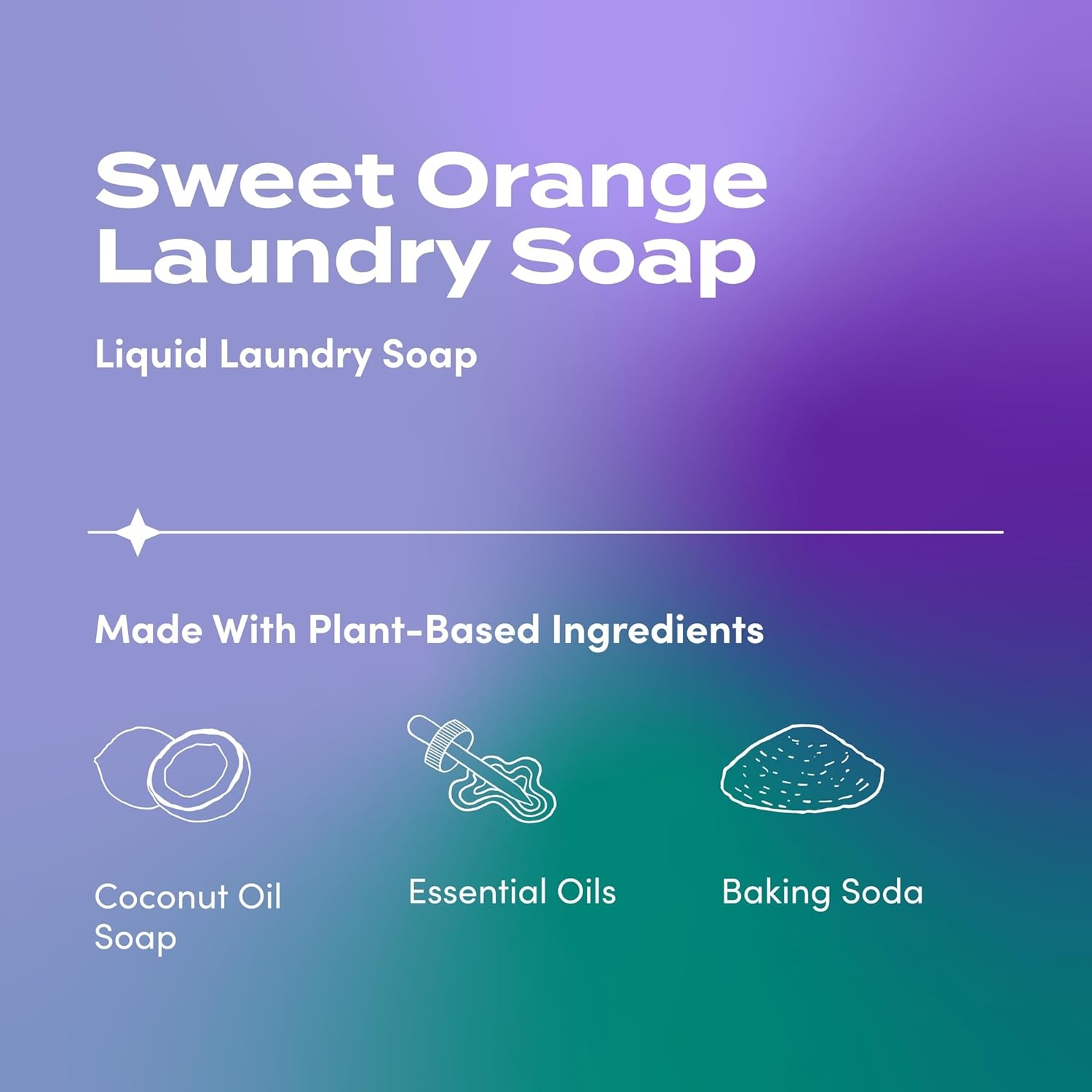 Indigo Wild Zum Clean Laundry Soap - Plant-Based Liquid Laundry Soap - Contains Baking Soda