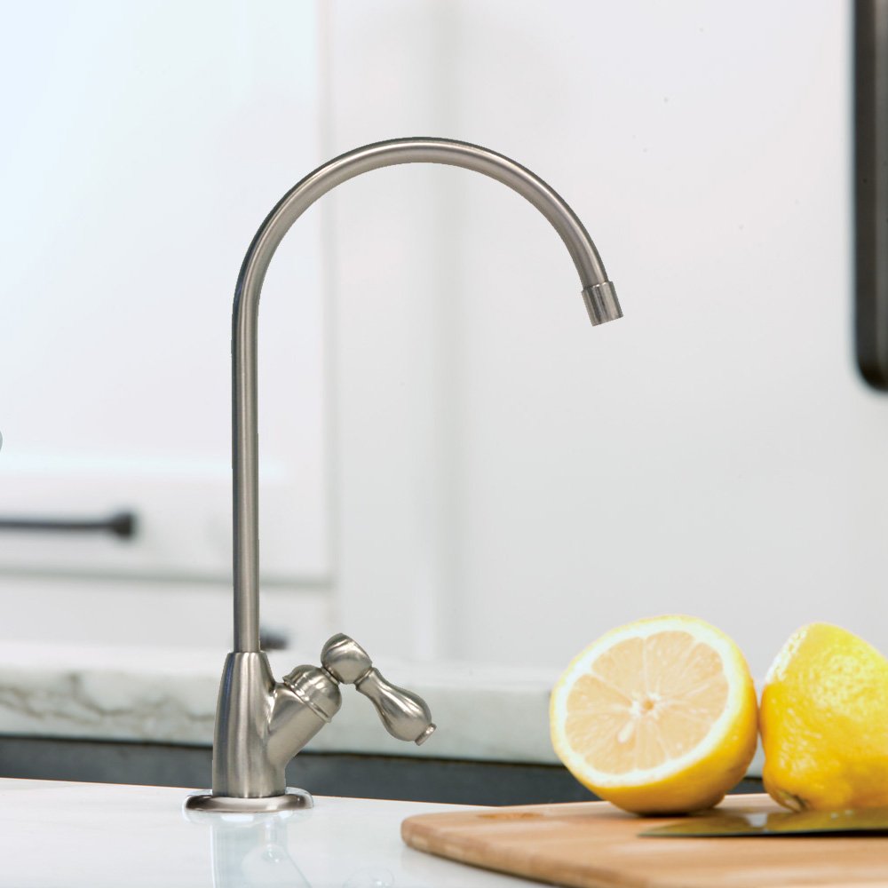 Aquasana Under Sink Water Filter System - Reduces PFAS, Lead, & Chlorine in Drinking Water - Under