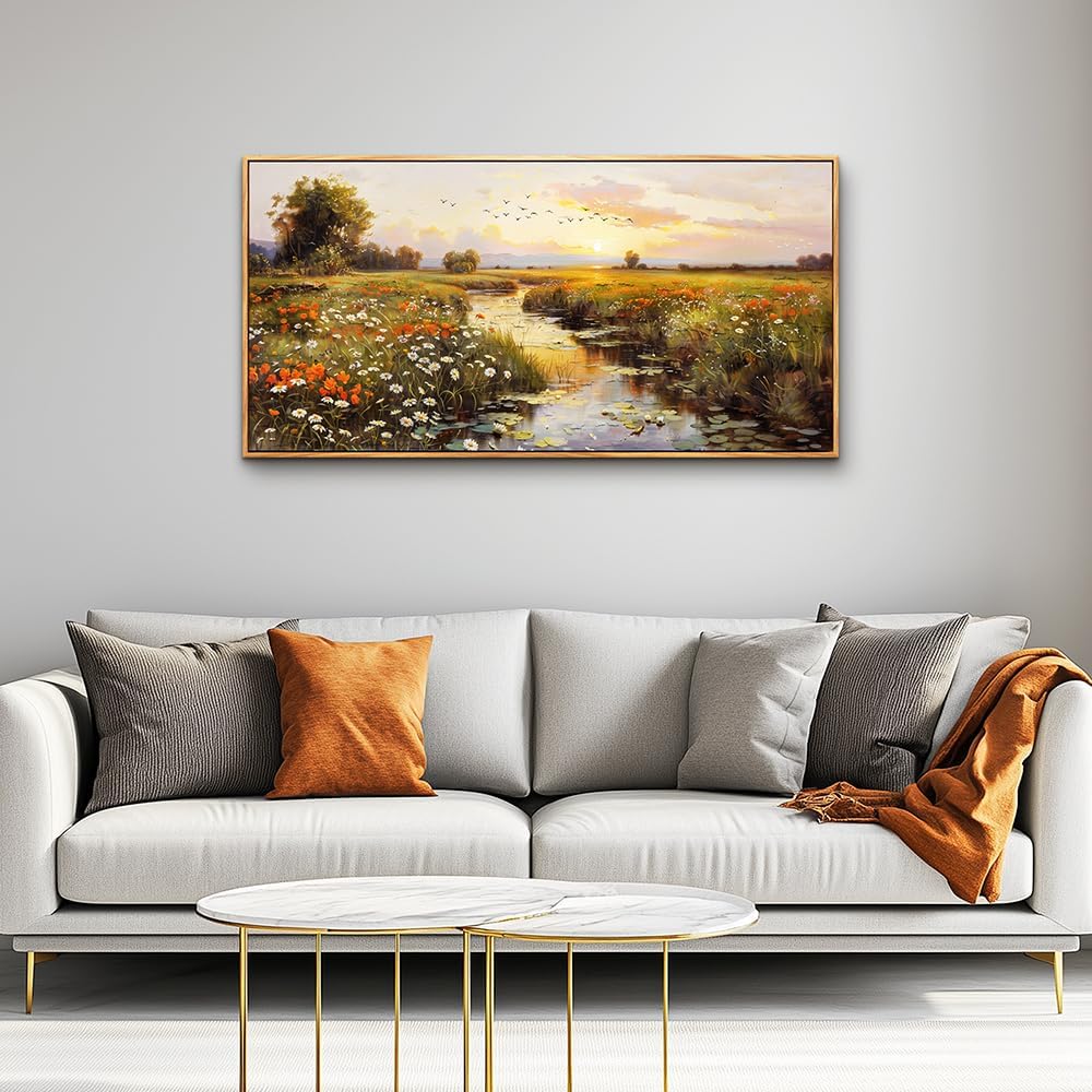 PHAOHUAXM Large Wall Art For Living Room Canvas Wall Decor For Bedroom Watercolour Painting Office
