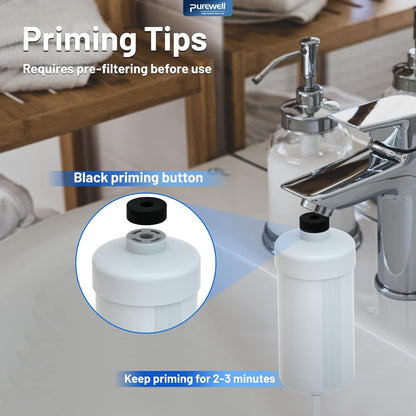Purewell FL-2 White 5-Stage Fluoride Purification Elements, Replacement for Berkey® PF-2® Fluoride
