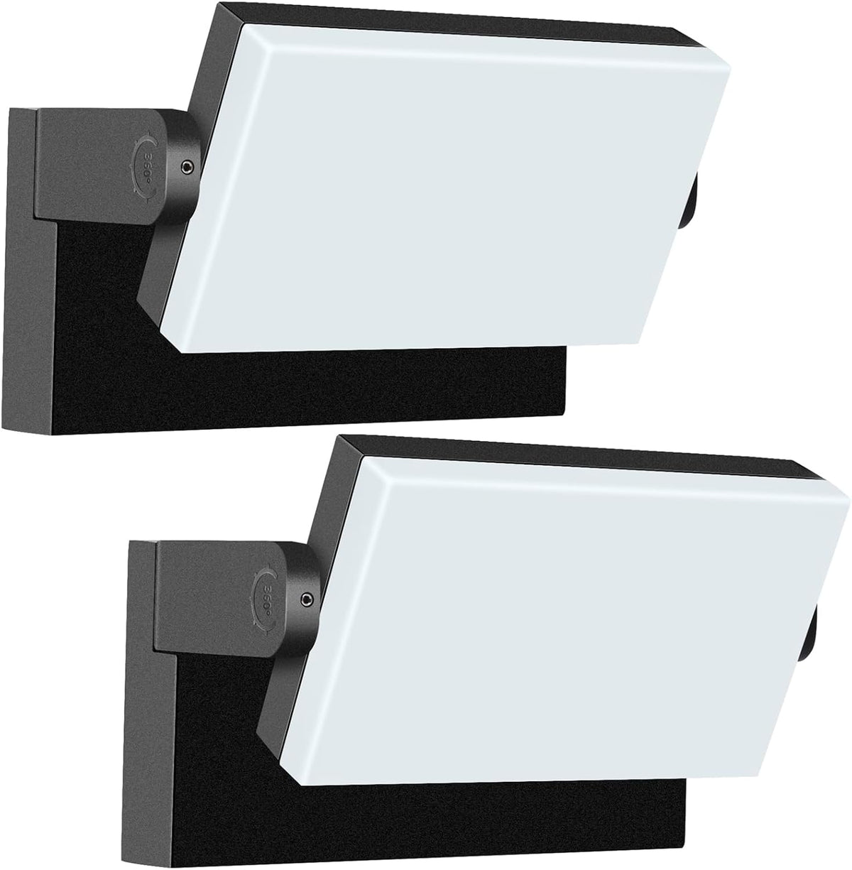 60W LED Outdoor Wall Lights with 360°Rotation, Flood Lights Outdoor 5000K 4000K 3000K 3 Colors