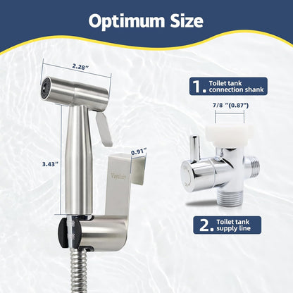 Handheld Bidet Sprayer for Toilet - Bidets for Existing Toilets Adjustable Water Pressure with