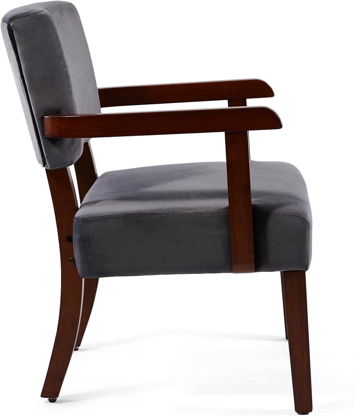 Accent Chair Set of 2 with Table, Living Room Chairs with VelvetSoft Seat and Armrests for Living