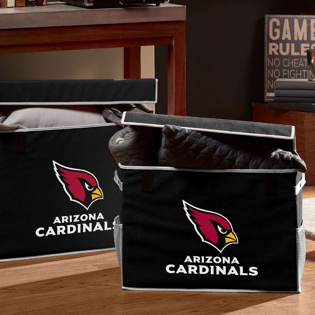 NFL Arizona Cardinals NFL Team Licensed Collapsible Storage Footlocker Bin Smallnfl Team Licensed