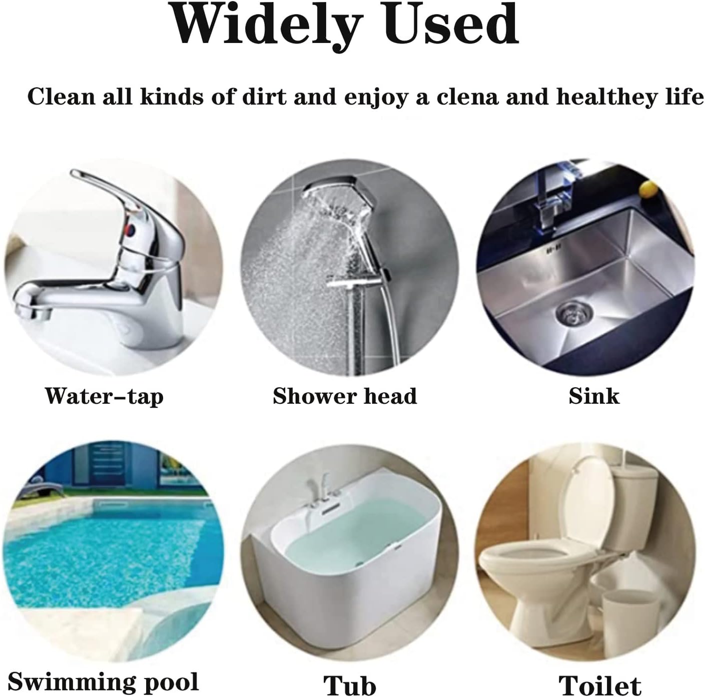 Pumice Stone Toilet Bowl Cleaner Toilet Deep Cleaning,Bathroom Cleaner Brush with Long Handle for