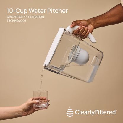 Clearly Filtered No.1 Filtered Water Pitcher/Updated Model/Targets 365+ Contaminants e.g. Fluoride