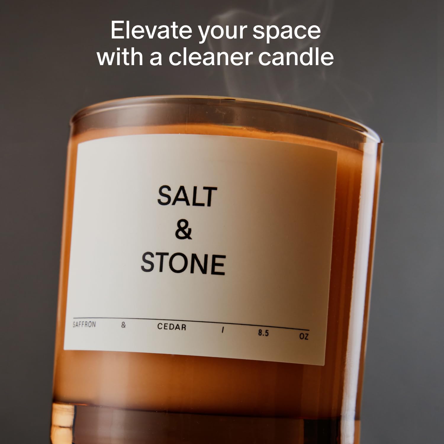 SALT & STONE Scented Candle for Women & Men | Hand-Poured, Aromatic & Fragrant | Coconut & Soy