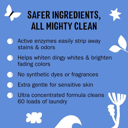 Molly's Suds Super Powder Detergent | Extra Strength Laundry Soap, Stain Fighting | Sensitive Skin