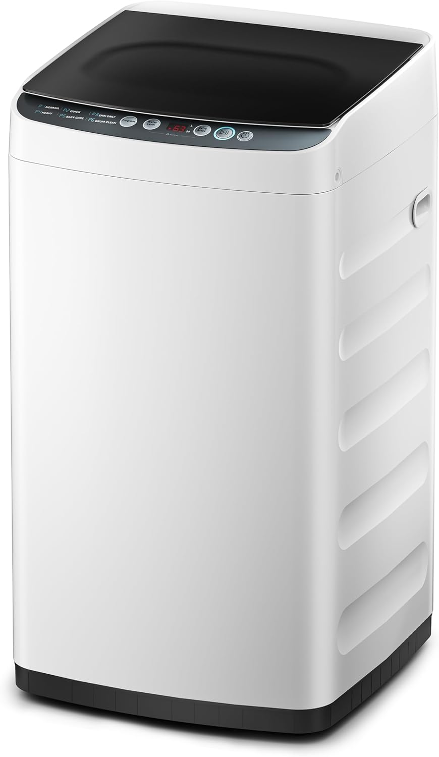 Midea MLTW09M1BWW Portable Washer with 6 Cycles, Drum Clean, Quick, Stainless Steel Tub