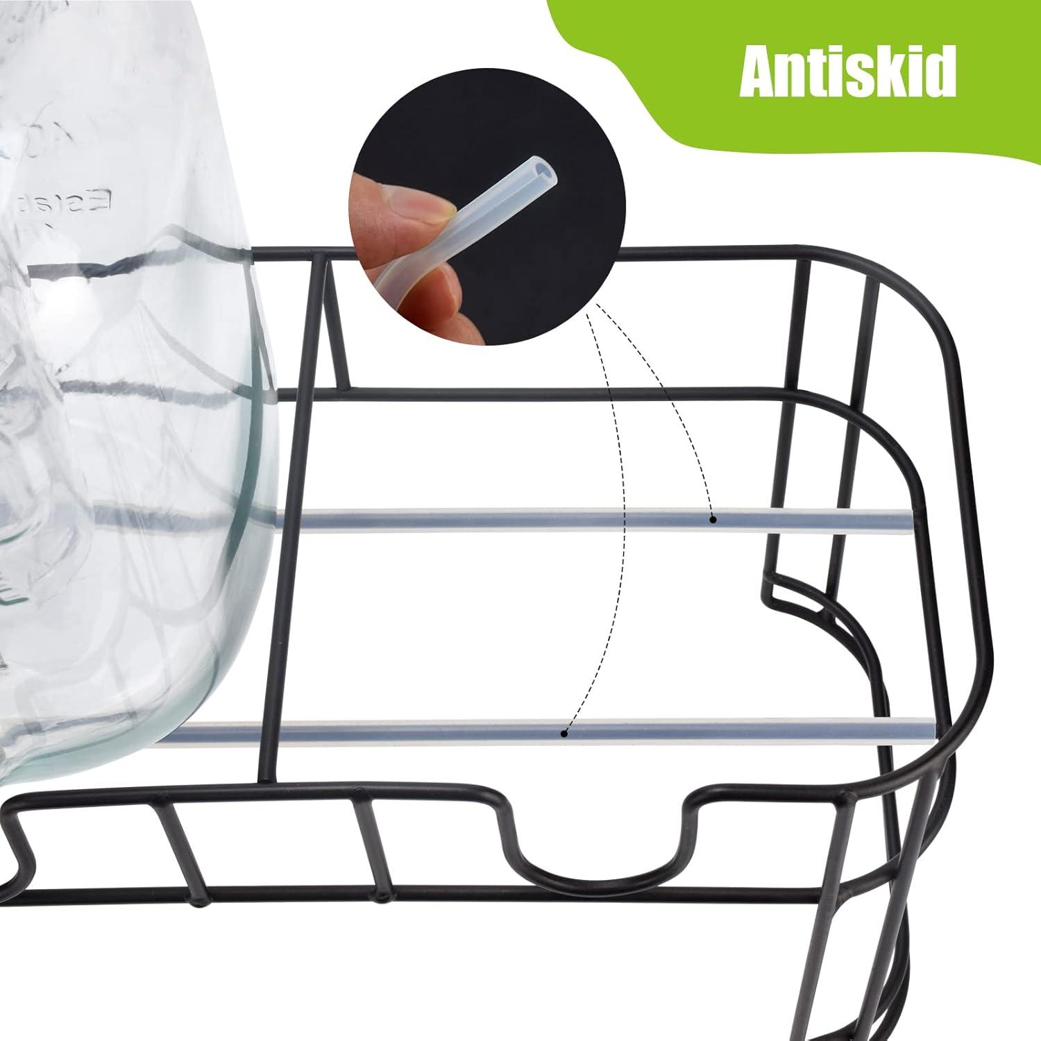 1 Gallon Glass Drink Dispensers For Parties 2PACK.Beverage Dispenser,Glass Drink Dispenser With