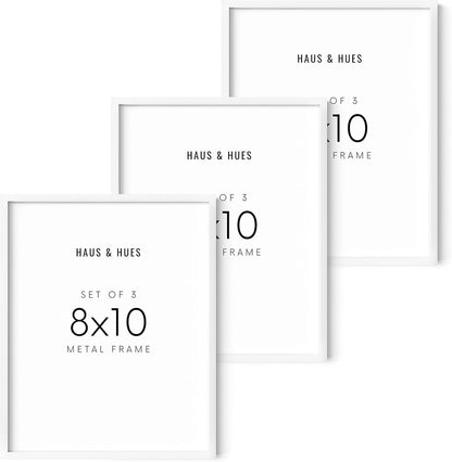 HAUS AND HUES 8 By 10 Picture Frames - 8x10 Picture Frame Set of 3, Frame For Three 8x10 Frames