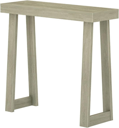 Plank+Beam Solid Wood Console Table, 36 Inch, Sofa Table, Narrow Entryway Table for Hallway, Behind