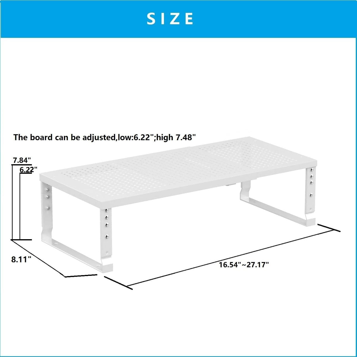Expandable,Adjustable & Stackable Spice Rack, Cabinet Kitchen Countertop Shelf Organizer,Metal