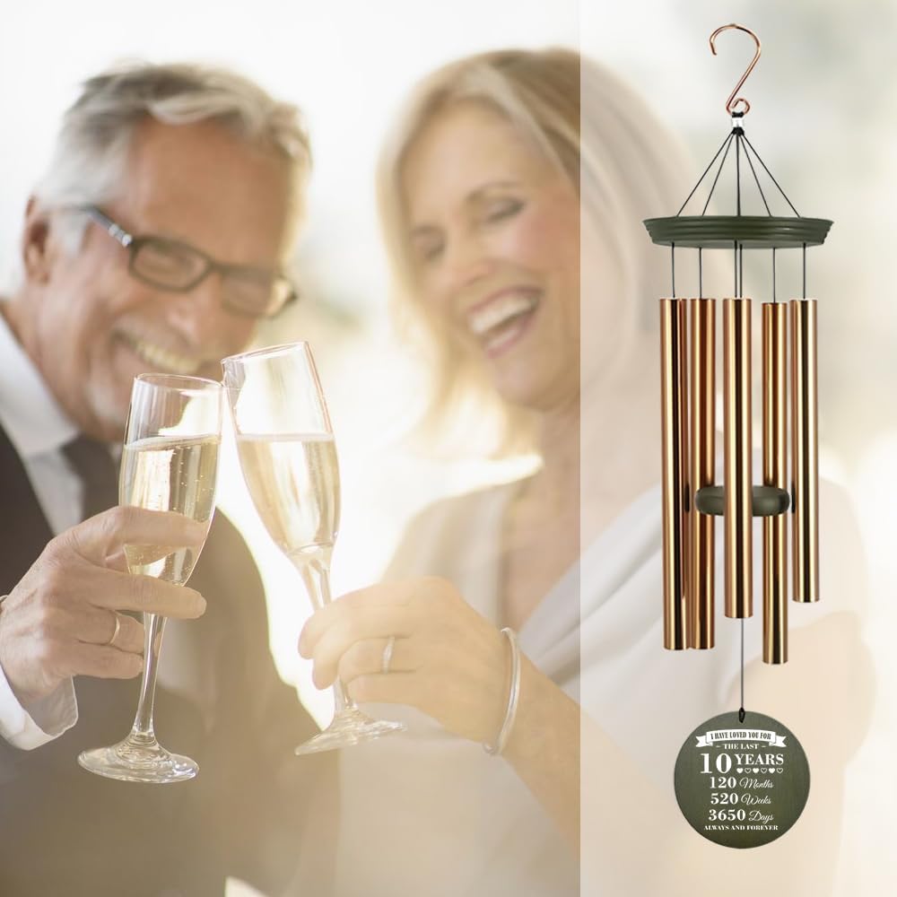 ASTARIN Personalized Wind Chimes for Anniversary, Customized Wedding, Anniversary Presents