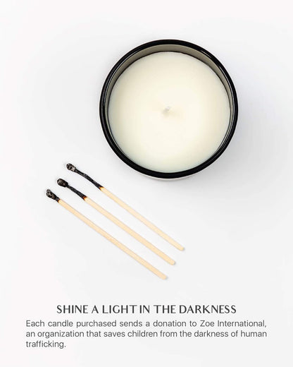 Benevolence LA Lavender, Mint & Sage Scented Candle | Soy Candles, Black Candle for Home | Gifts