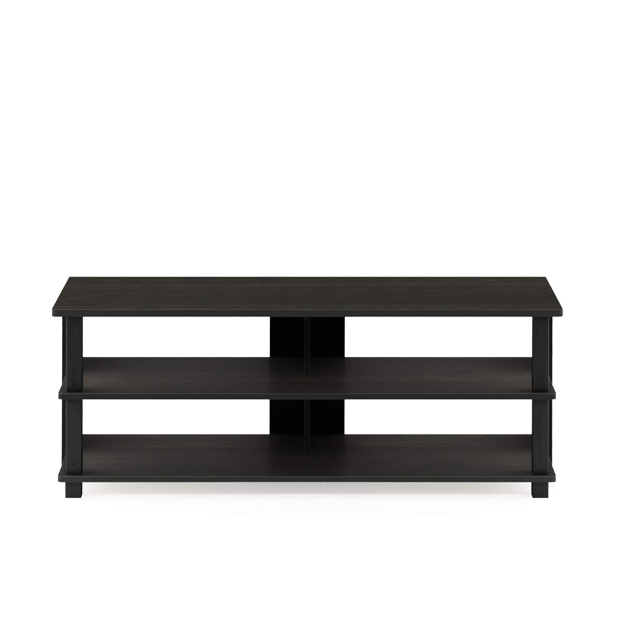 Furinno Turn-N-Tube Shoe Rack, 3-Tier Shoe Organizer, Compact Shoe Storage with Open Shelves, 15.5