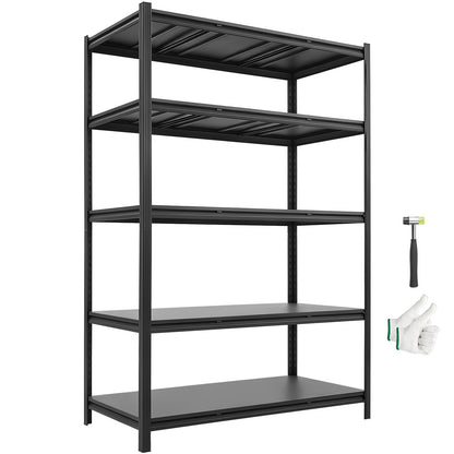 VEVOR Storage Shelves, 5-Tier Adjustable, 3000 lbs Capacity, Heavy Duty Garage Storage Shelving