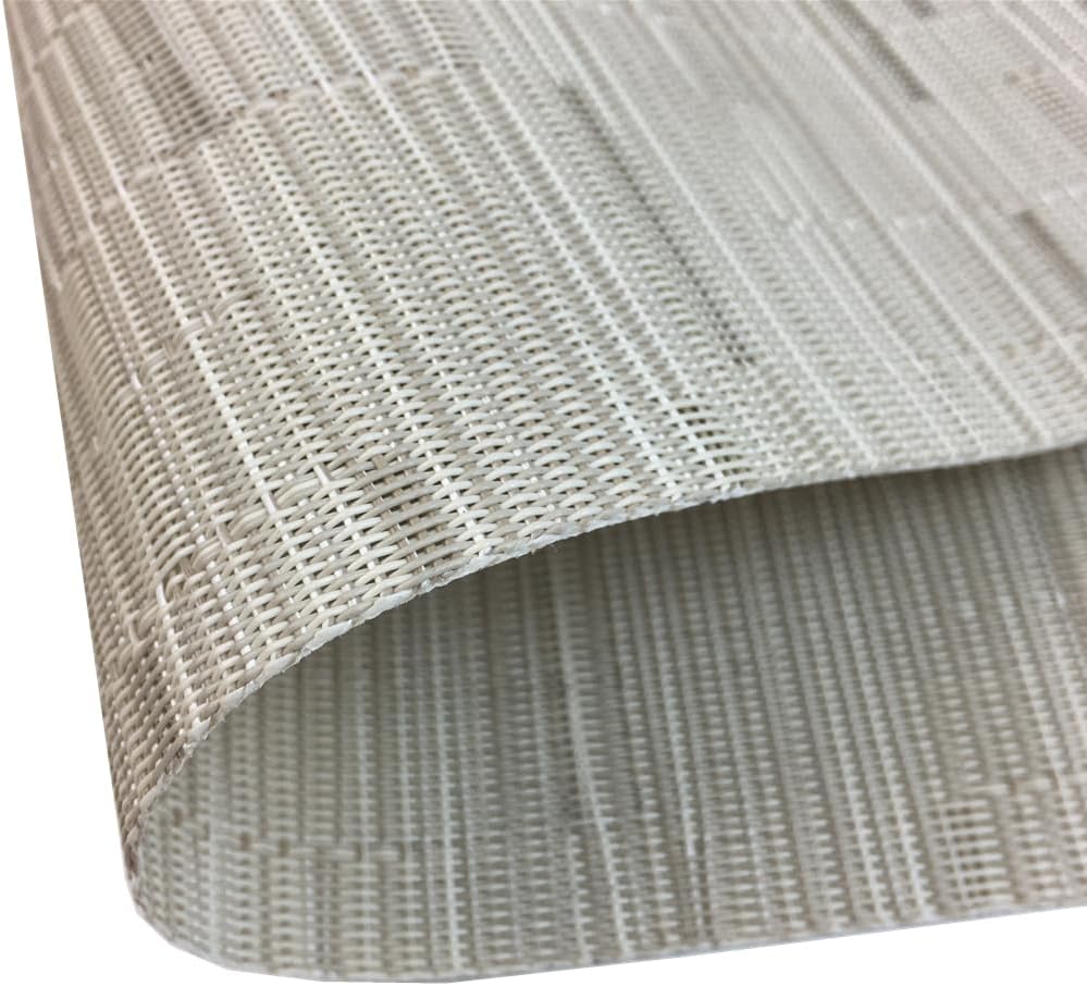 WAZAIGUR Placemats Set of 4 for Dining Table Heat-Resistant Washable Place Mats Woven Vinyl Kitchen