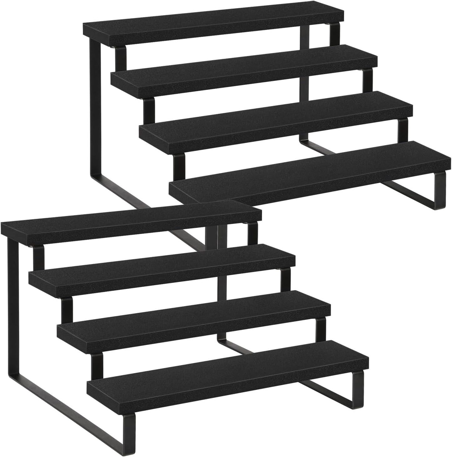 YINMIT Wooden Display Riser Stand, Tiered Perfume and Cologne Organizer Stand, 4 Tier Spice Rack
