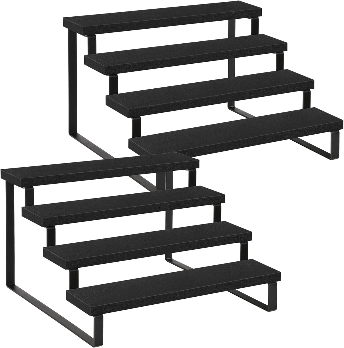 YINMIT Wooden Display Riser Stand, Tiered Perfume and Cologne Organizer Stand, 4 Tier Spice Rack