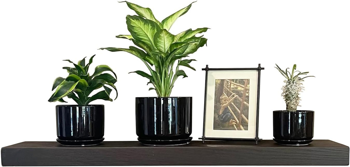 joelsantiques 36 Inch Wooden Floating Shelves for Wall - 36x8x2 in - Made of Natural Wood - Heavy